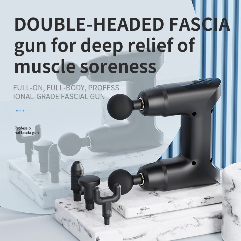 Double Head Massage Gun - Portable Deep Tissue Massager for Muscle ReliefElectric MassagersNormanharvey