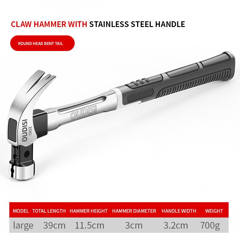 Double Nail Slot and Strong Magnet - Quality Claw Hammer for Every ProjectHammersNormanharvey