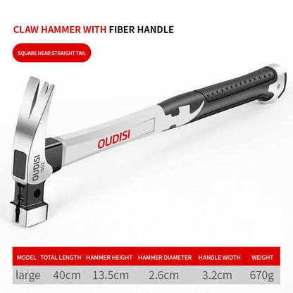 Double Nail Slot and Strong Magnet - Quality Claw Hammer for Every ProjectHammersNormanharvey