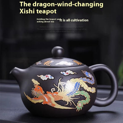 DragonVista™: Color - Changing Zi Sha Tea Pot and Tea SetCoffee & Tea SetsNormanharvey