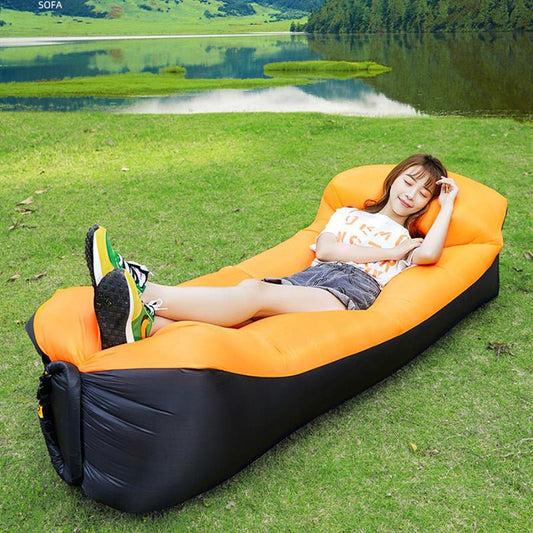 Durable Camping Air Lounger: Enjoy Comfort and Easy Inflation in Seconds