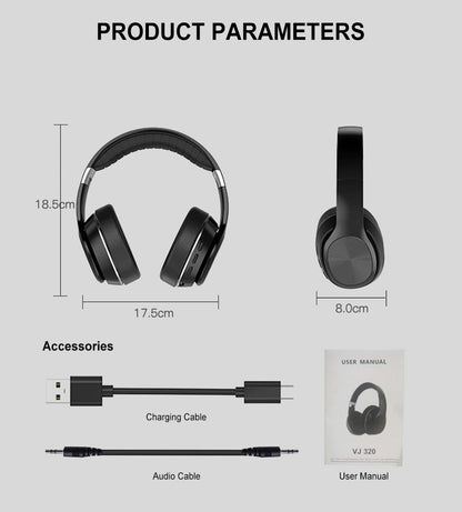 Earology™ Premium Bluetooth Stereo Headphones: Deep Bass, Long Battery, and Wireless ConvenienceHeadphones & HeadsetsNormanharvey