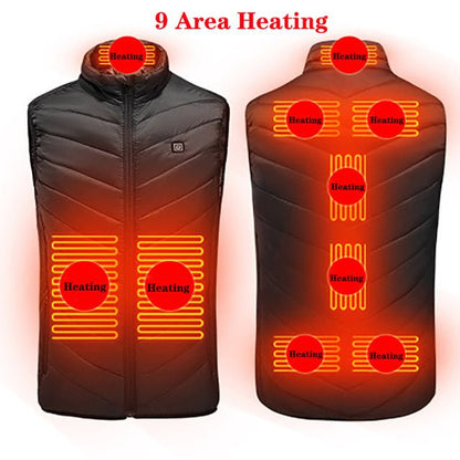 Electric Heated Vest with Infrared Heating Technology - no harmful radiations, USB - Powered WarmthHeating PadsNormanharvey