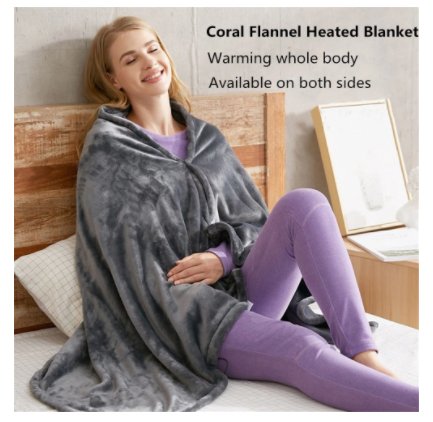 Electric Heating Shawl - USB Heated Wrap Blanket with Double - Sided Functionality and 3 Levels Temperature ControlScarves & ShawlsNormanharvey