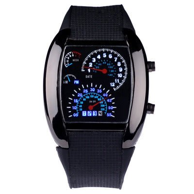 Electronic Wristwatch for Car Enthusiasts with Speedo and TachoWachesNormanharvey