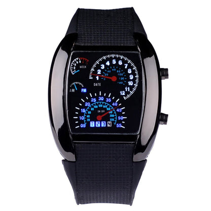 Electronic Wristwatch for Car Enthusiasts with Speedo and TachoWachesNormanharvey