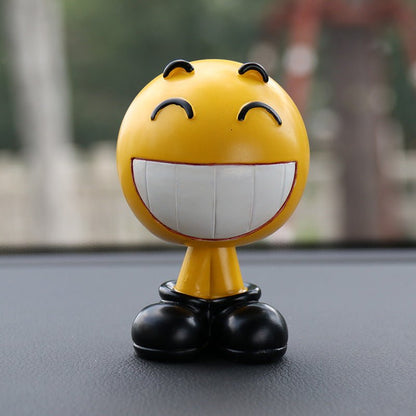 Emoji Shaking Head Doll - Fun Car Interior DecorationVehicle Dashboard AccessoriesNormanharvey