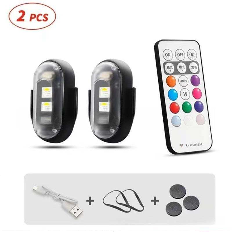 Rechargeable LED Strobe Lights - Remote Control Feature