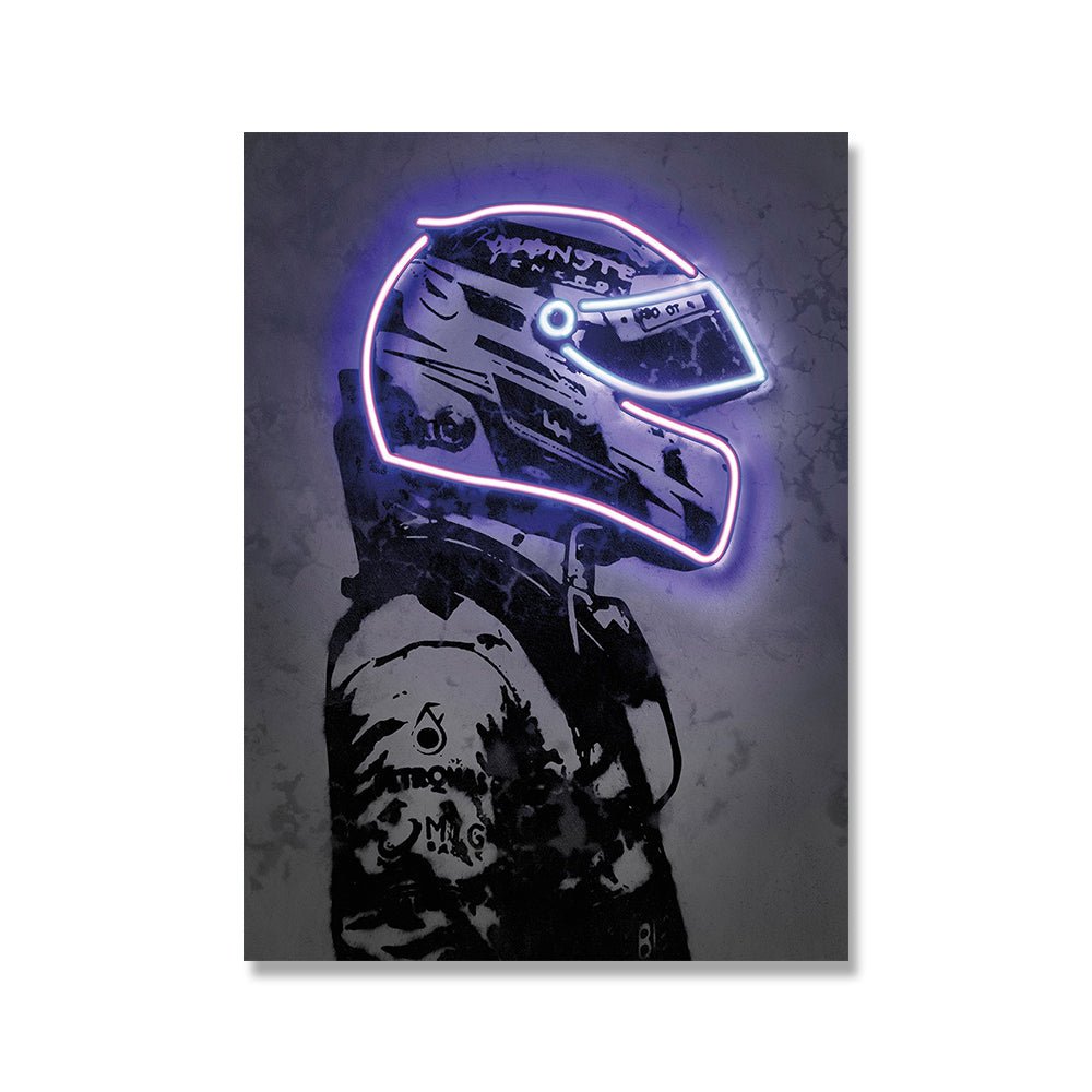 FastFlash™ - Neon Hue Racer CanvasPosters, Prints, & Visual ArtworkNormanharvey