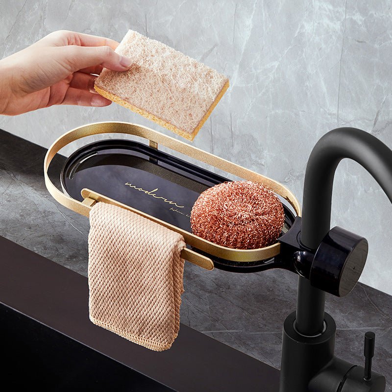 Faucet Storage Rack for Kitchen and Bathroom - Convenient and Sturdy OrganizerSoap Dishes & HoldersNormanharvey