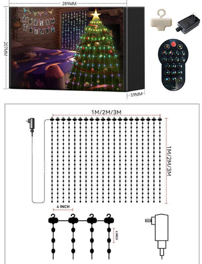 Festive Halloween and Christmas | 400 LED Programmable CurtainLight Ropes & StringsNormanharvey