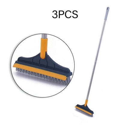 Floor Cleaning Brush - 2 - in - 1 Scrub Brush for Efficient CleaningHousehold Cleaning SuppliesNormanharvey