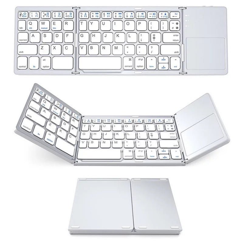 Foldable Full - Size Rigid Keyboard with Trackpad - Portable Typing CompanionKeyboardsNormanharvey