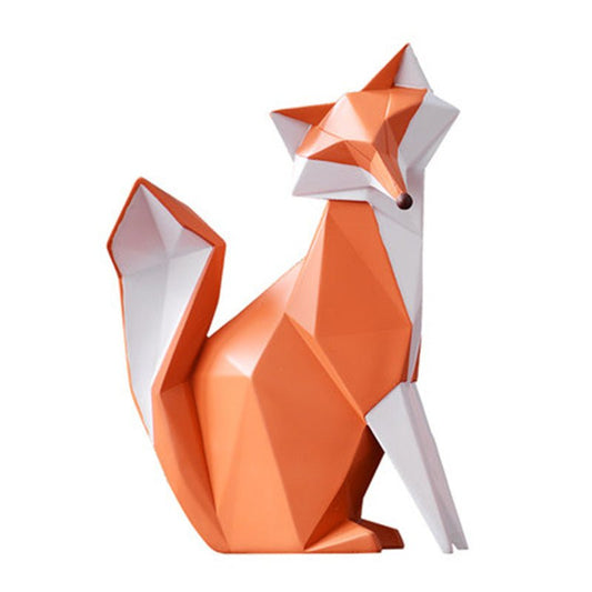 Geometric Resin Fox - Stylish Desktop DecorSculptures & StatuesNormanharvey