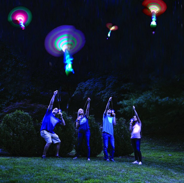 GlowHelix™ | Colourful LED Helicopter SlingshotsToy ParachutesNormanharvey