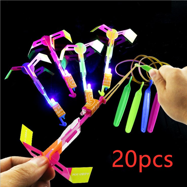 GlowHelix™ | Colourful LED Helicopter SlingshotsToy ParachutesNormanharvey