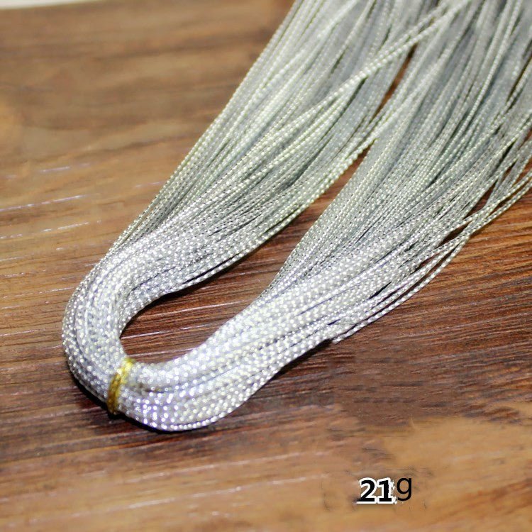 Gold & Silver Metallic Cord: Shimmering Craft and Decorative TwineGift WrappingNormanharvey