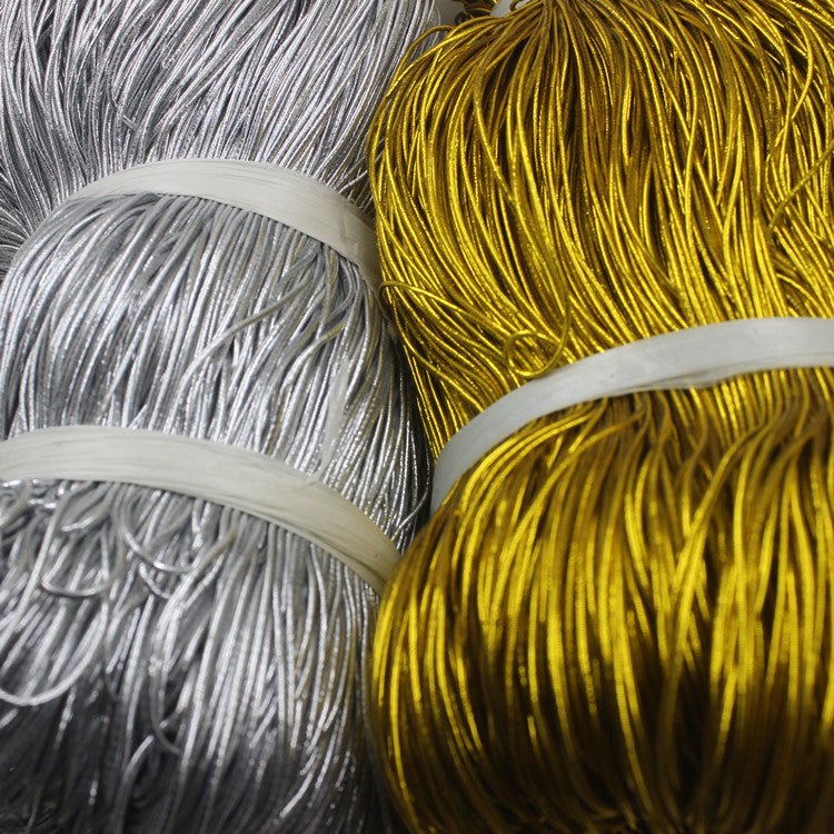 Gold & Silver Metallic Cord: Shimmering Craft and Decorative TwineGift WrappingNormanharvey