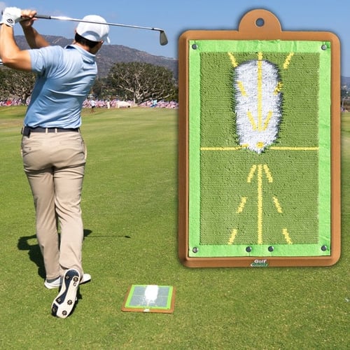 Golf Strike Pad - Premium Practice Golf Mat for Swing Training