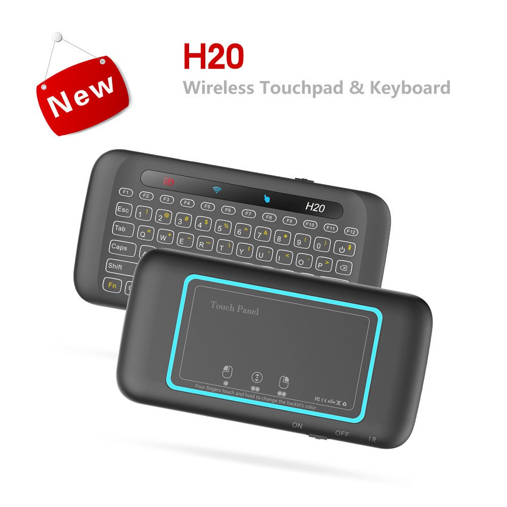 H20 Wireless Mini Keyboard with Touchpad - Enhanced Digital ControlRemote ControlsNormanharvey