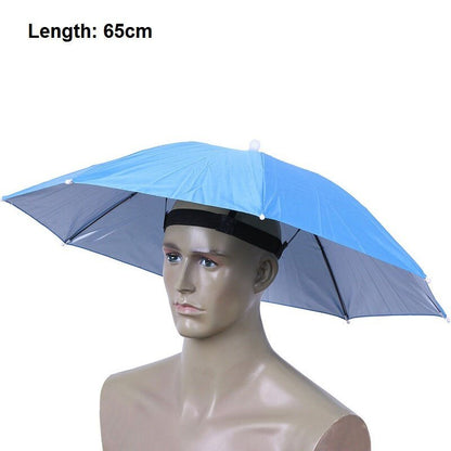 Hands - Free Head Umbrella: Foldable, Lightweight for Sun & Rain ProtectionParasols & Rain UmbrellasNormanharvey