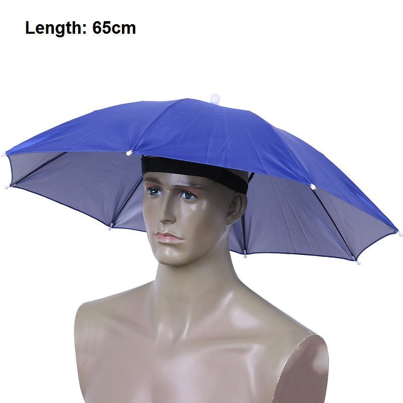 Hands - Free Head Umbrella: Foldable, Lightweight for Sun & Rain ProtectionParasols & Rain UmbrellasNormanharvey