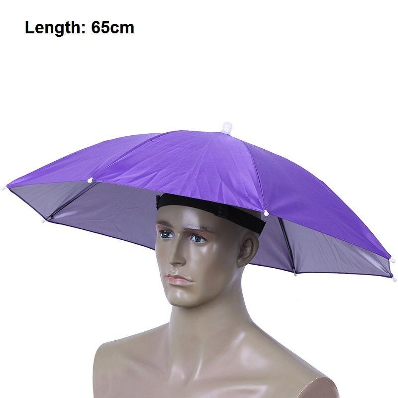 Hands - Free Head Umbrella: Foldable, Lightweight for Sun & Rain ProtectionParasols & Rain UmbrellasNormanharvey