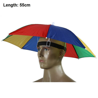 Hands - Free Head Umbrella: Foldable, Lightweight for Sun & Rain ProtectionParasols & Rain UmbrellasNormanharvey