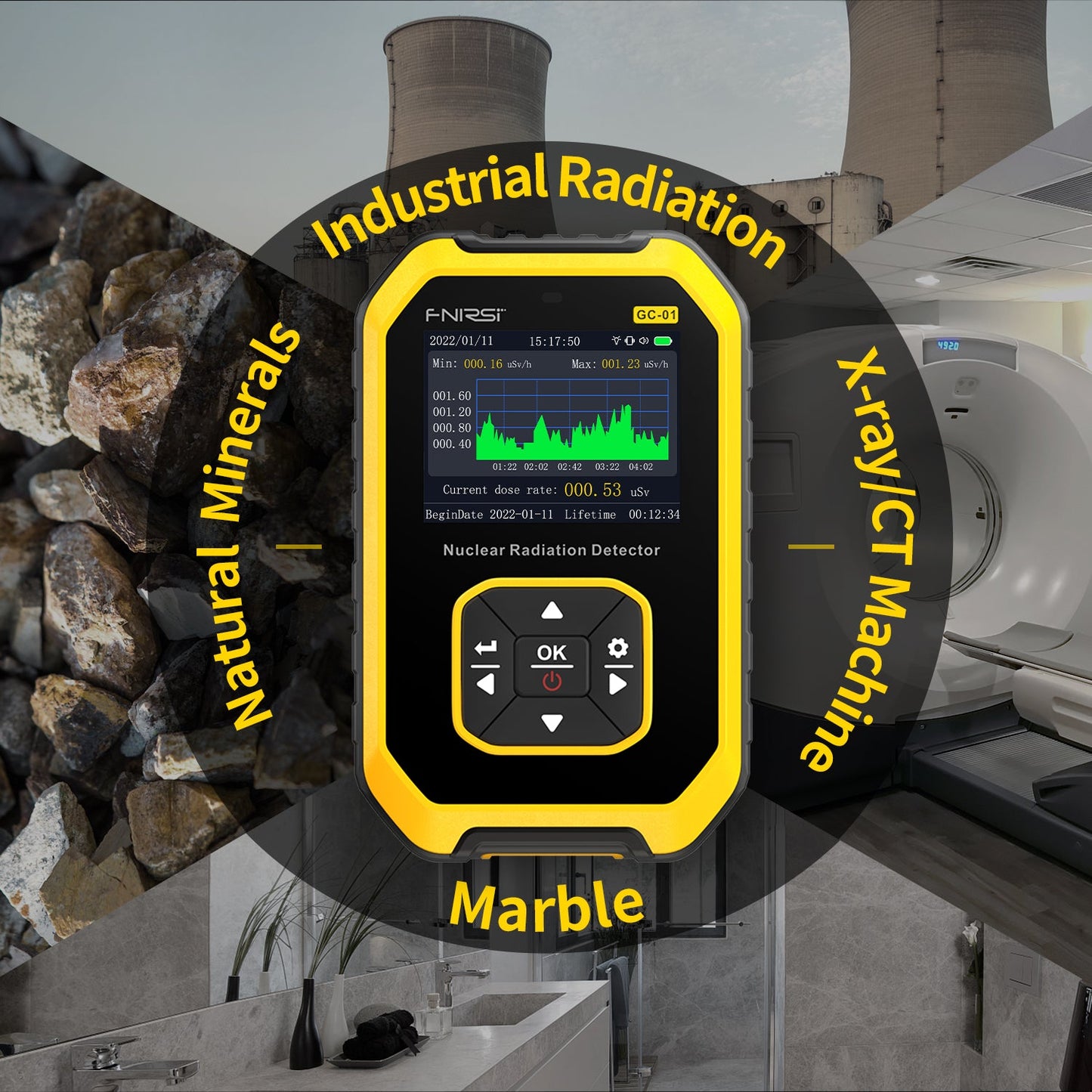 IonShield™ 1100 - Advanced Radiation Monitoring Tool, Personal Dose Alarm, Geiger CounterMedical InstrumentsNormanharvey