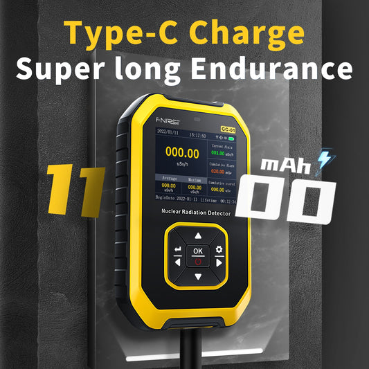 IonShield™ 1100 - Advanced Radiation Monitoring Tool, Personal Dose Alarm, Geiger Counter