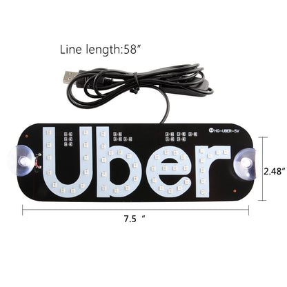 LED Car Indicator Lamp - Ideal for UBER and LYFT driversVehicle DecorNormanharvey