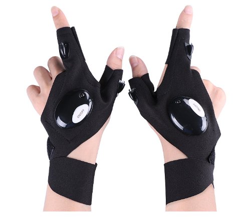 LED Flashlight Half - finger Gloves: Hands - Free Light - Waterproof and DurableWork LightsNormanharvey