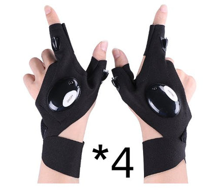 LED Flashlight Half - finger Gloves: Hands - Free Light - Waterproof and DurableWork LightsNormanharvey