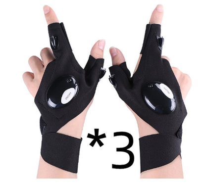 LED Flashlight Half - finger Gloves: Hands - Free Light - Waterproof and DurableWork LightsNormanharvey