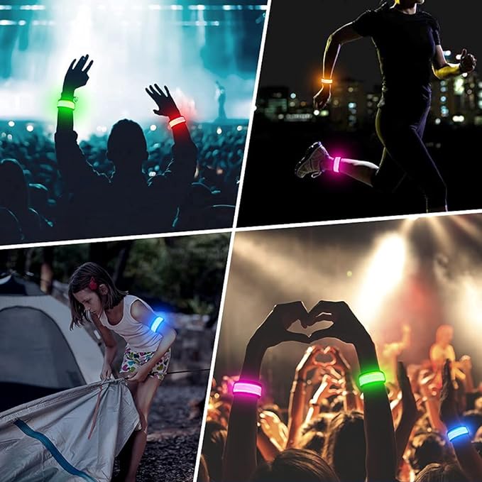 LED Wrist Bands - Light - Up Armbands for Exciting Events and Roadside SafetySport Safety Lights & ReflectorsNormanharvey