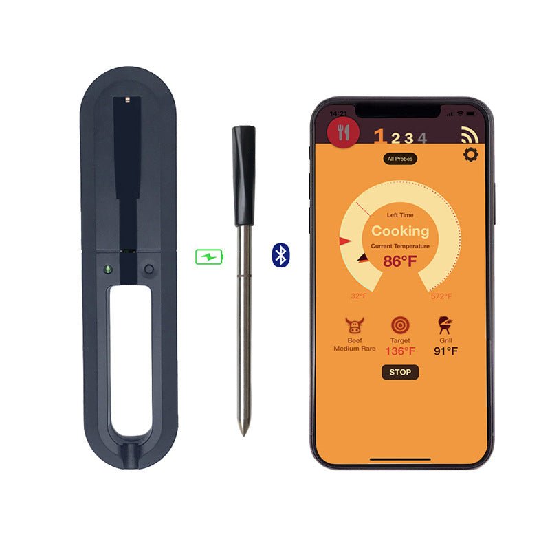 Meateater™ Waterproof Wireless BBQ Thermometer Probe Cooking Checker for Precise Grilling ControlCooking ThermometersNormanharvey