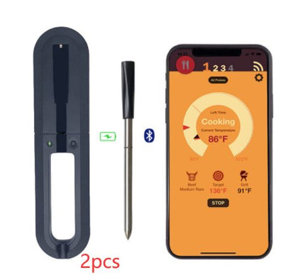 Meateater™ Waterproof Wireless BBQ Thermometer Probe Cooking Checker for Precise Grilling ControlCooking ThermometersNormanharvey