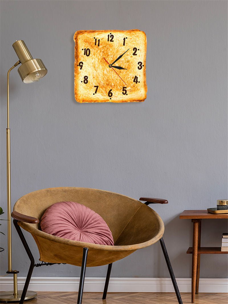 Mr Toast™ Realistic Baked Bread Modern Wall ClockWall ClocksNormanharvey