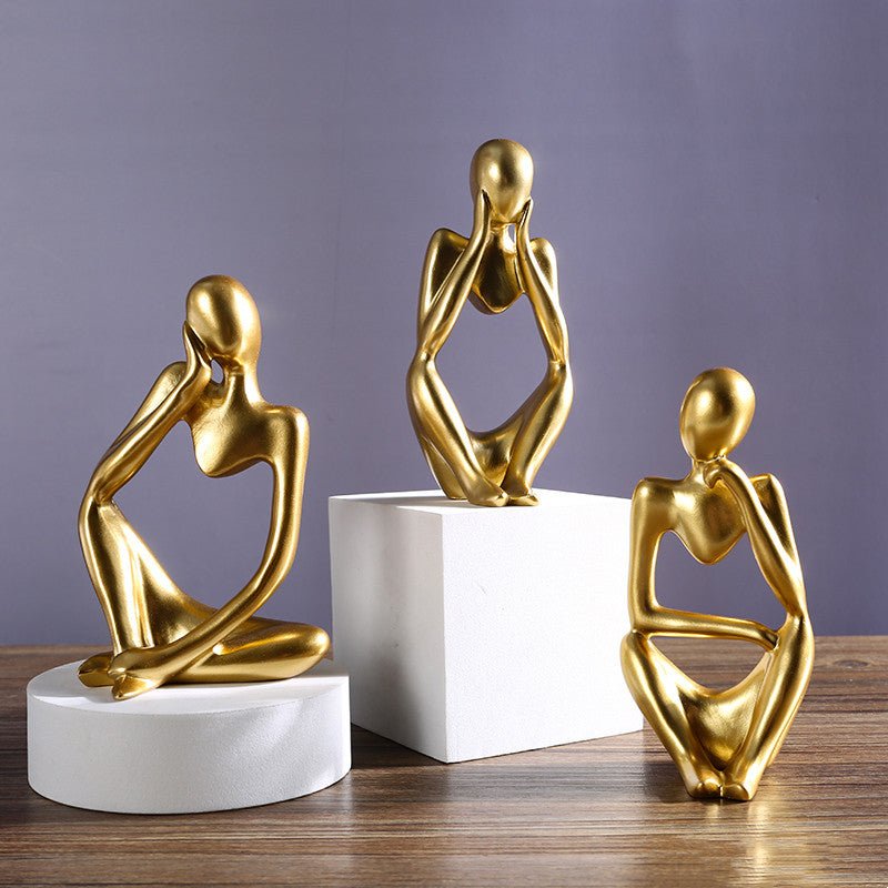 Mute Muses™ - Sculpted Silence in Gold, Silver, and SandstoneSculptures & StatuesNormanharvey