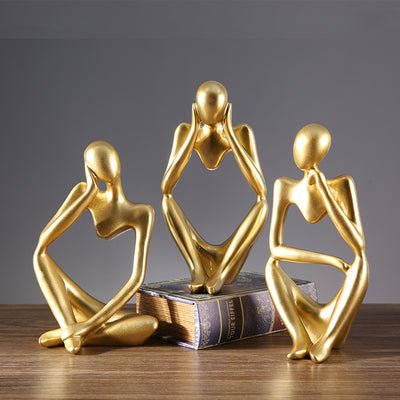 Mute Muses™ - Sculpted Silence in Gold, Silver, and SandstoneSculptures & StatuesNormanharvey