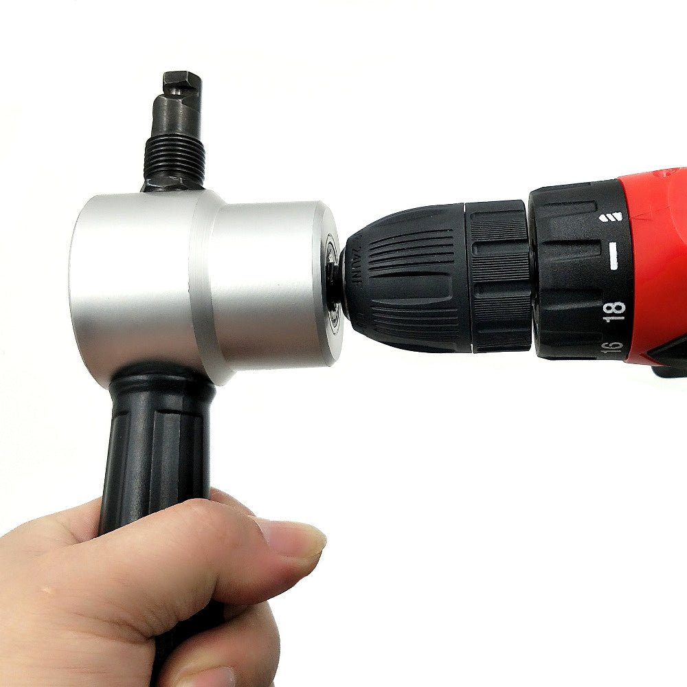 Gibblet Cutter NibbleTwister™ FlexiCut - Precision Drill-Powered Metal Cutter Nibbler ...