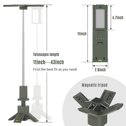 Outdoor Camping Lantern Ultra - long Life Battery FoldingAir MattressesNormanharvey