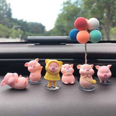 PiggyCrew™ Car Kit - Charming Figurines for Your Dashboard or DeskVehicle Dashboard AccessoriesNormanharvey