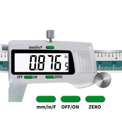 Precision Vernier Caliper with Vernier Scale - Digital Display and Stainless Steel BodyMeasuring Tools & SensorsNormanharvey