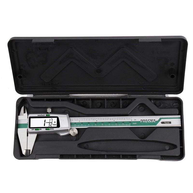 Precision Vernier Caliper with Vernier Scale - Digital Display and Stainless Steel BodyMeasuring Tools & SensorsNormanharvey