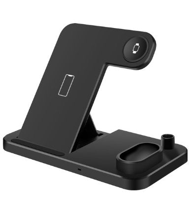 Qi - Certified 4 - in - 1 Wireless Charging Station: Adjustable, Foldable DesignPower Adapters & ChargersNormanharvey