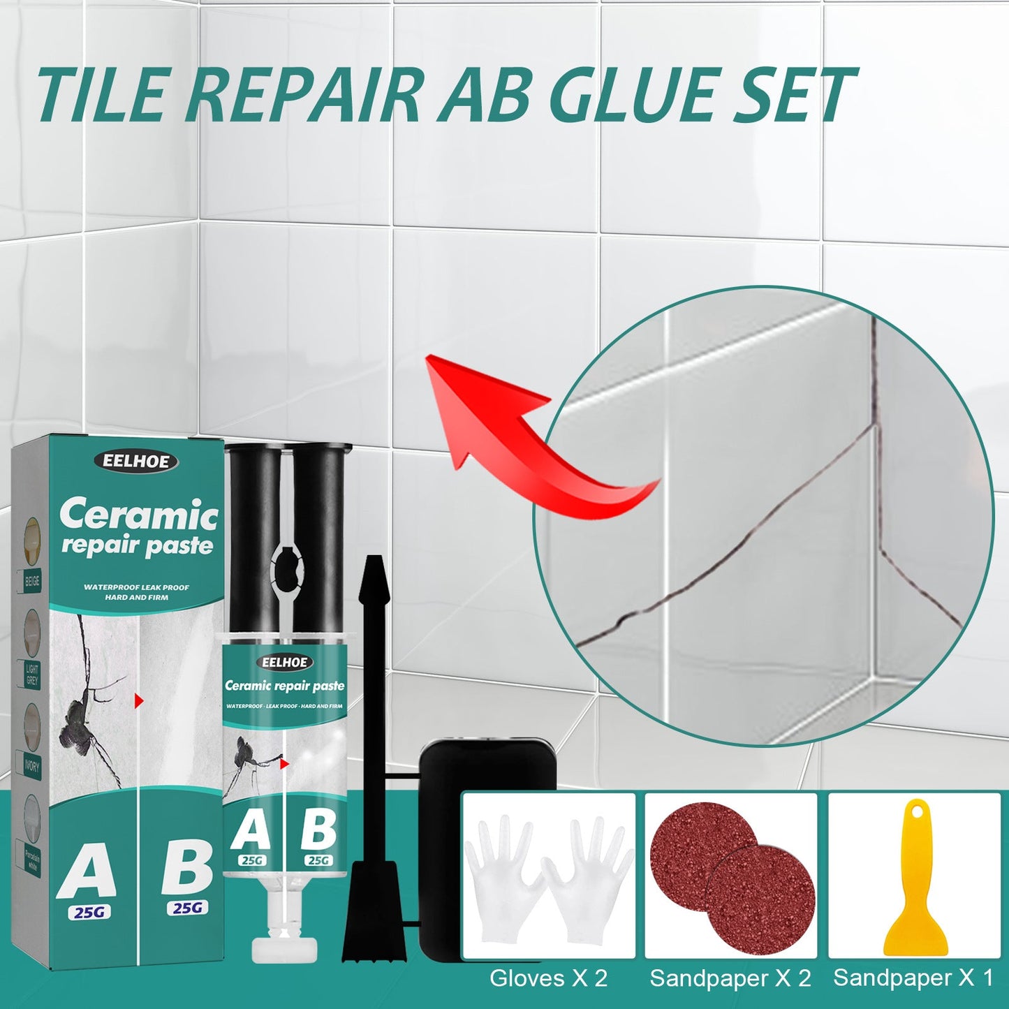 Quick - Drying Ceramic Filler Paste: Heat - Resistant Repair SolutionWall & Ceiling TileNormanharvey