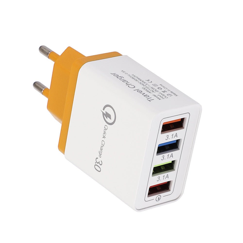 QuickCharge 3.0 - 4 Port Universal Rapid Charging for Multiple Devices with Comprehensive Safety ProtocolsPower Adapters & ChargersNormanharvey