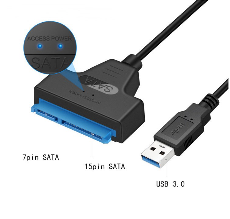 QuickConnect SATA Adapter - The Ultimate Drive Recovery and Backup CableHard Drive AccessoriesNormanharvey