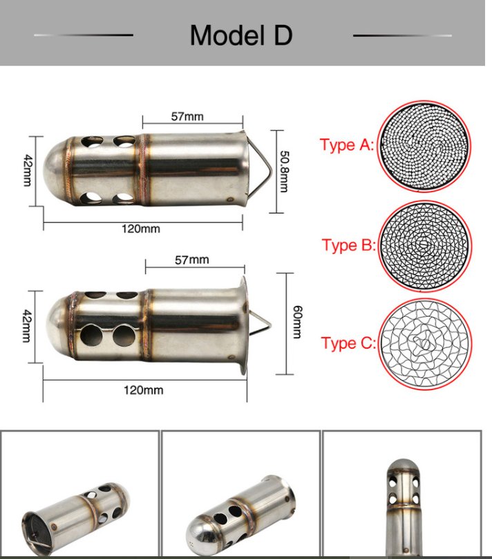 QuietRiot™ 51/60mm - The Quick Quieter for Bikes and CarsMotor Vehicle ExhaustNormanharvey